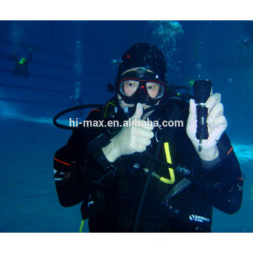 aluminum magnetic rechargeable 18650 xml T6 LED scuba diving light